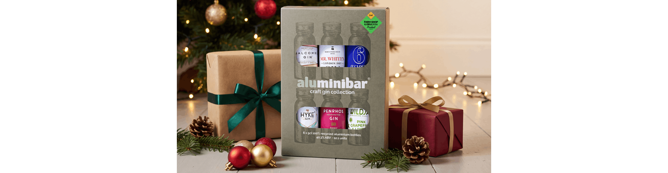 This Christmas, give six craft gins in one sustainable discovery box – gifting reimagined