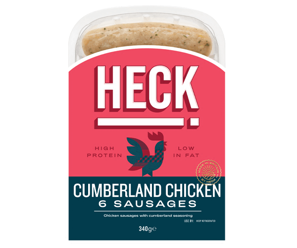 Heck! Expands Chicken Range with New Cumberland Chicken Sausages