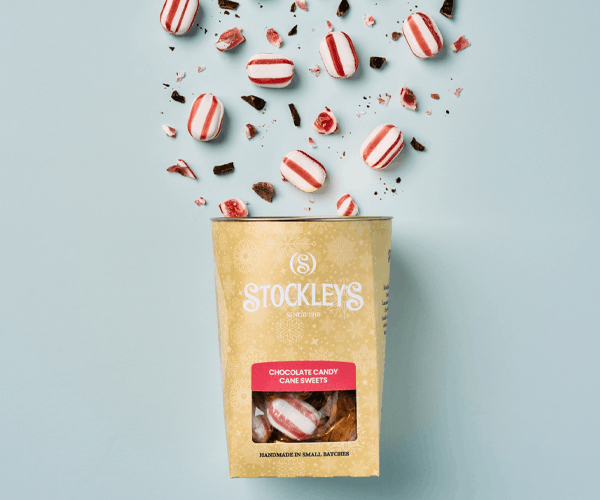 Stockley’s Introduces Chocolate Candy Cane Sweets &  A New Look Lancashire Mix To Its Seasonal Confectionery Stable