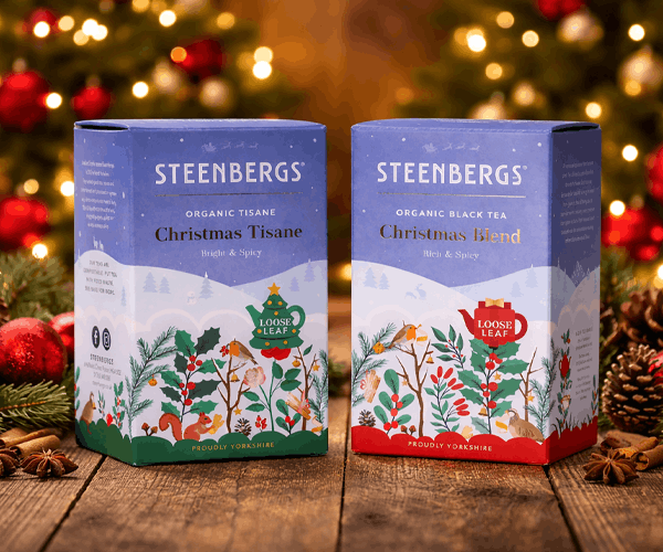 Steenbergs Gives Festive Tea Favourites A Christmas Makeover