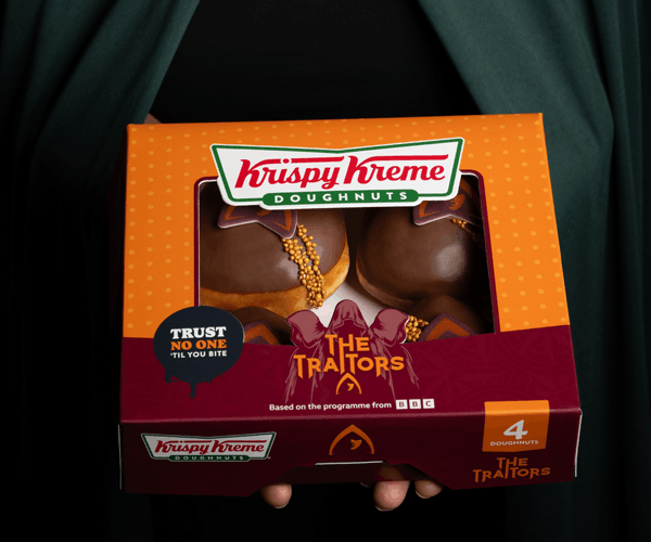 Trust no one ‘till you bite! KRISPY KREME® Unveils Brand New The Traitors Doughnut to sweeten the ultimate game of Betrayal