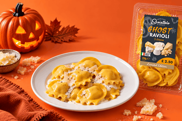 Halloween is Best Served Bite-Sized: Meet Ghost Ravioli, The Ravioli that Go "BOOO"... Because They're So Good!