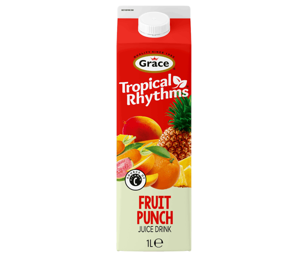 Top Caribbean drinks brand unveils refreshed one-litre Grace Tropical Rhythms packs