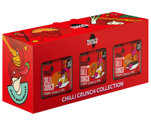 Woolf's Kitchen Taps into Chilli Crunch Obsession with New Three-Jar Giftset