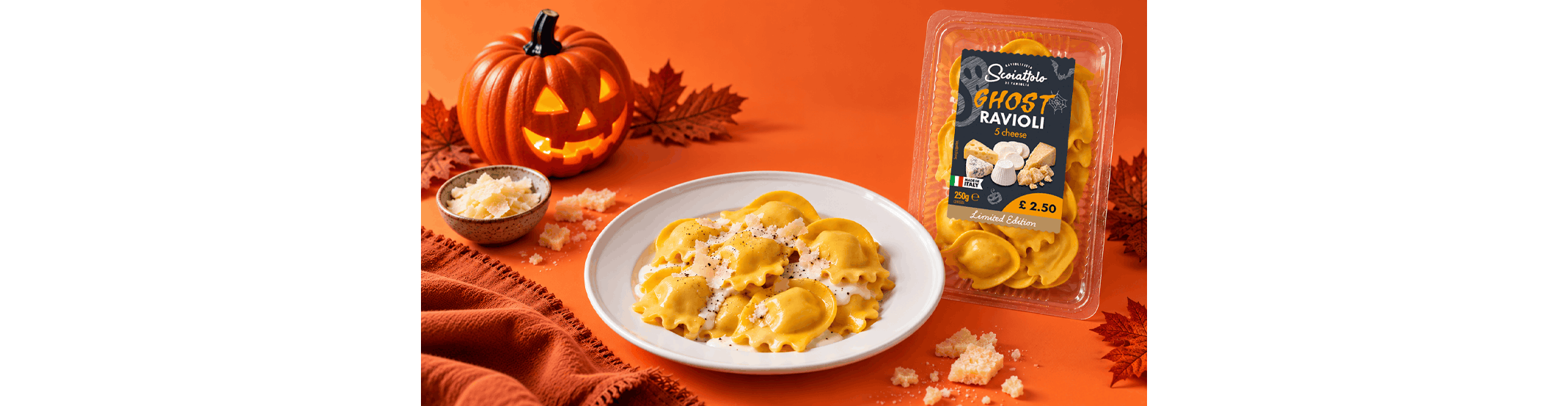 Halloween is Best Served Bite-Sized: Meet Ghost Ravioli, The Ravioli that Go "BOOO"... Because They're So Good!